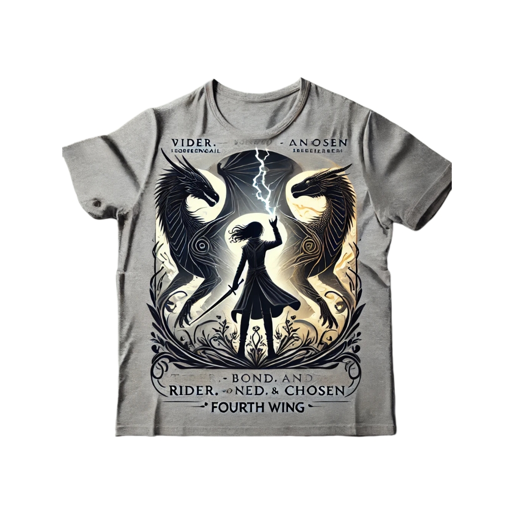 violet and dragons tshirt